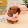 12cm Cartoon Spaß Abschlusskappe Capybara Plüschtier Anhänger Schwimmring Arzthut Frosch Capybara Plüschspielzeug Heimdekoration Geschenk für Kind