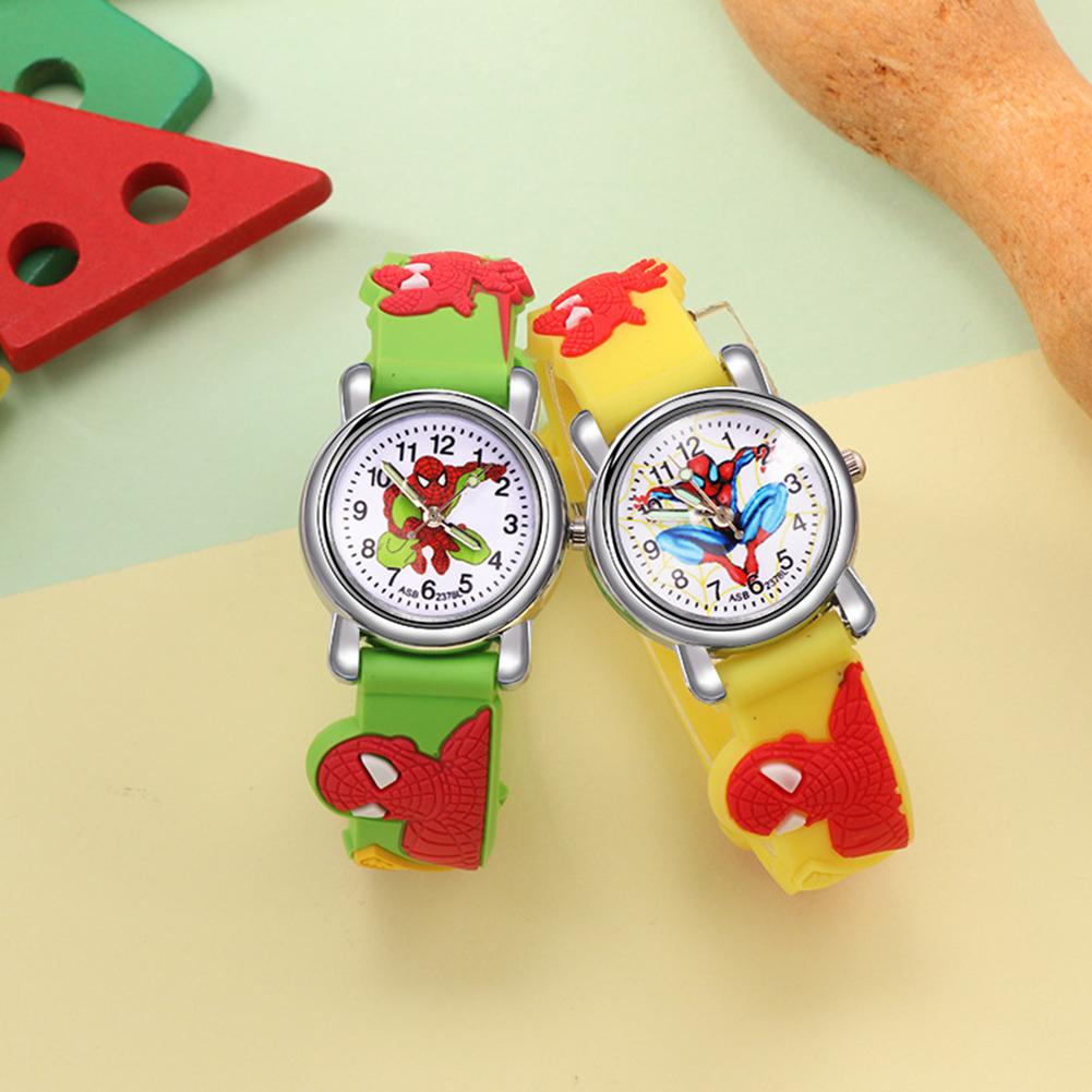 Relógio Infantil de Silicone com Desenho Animado Fofo para Meninos e Meninas com Mostrador Redondo