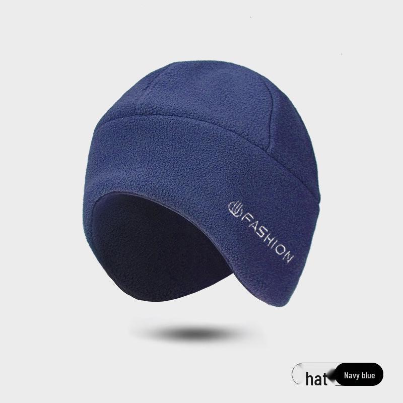 Men's Winter Windproof Cycling Hat & Scarf Combo – Plush, Thickened Protection for Cold Weather Sports.