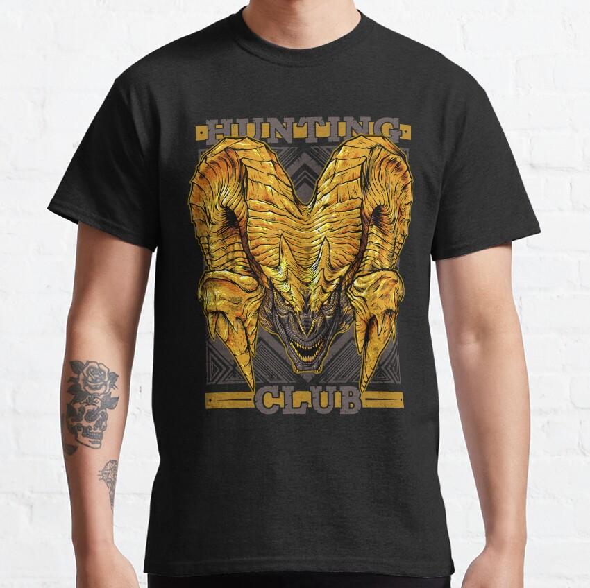 Hunting Club Mizutsune Monster Hunter Gaming Videogames Hunt Vintage Cotton Tee Short Sleeve T Shirt for Men Plus Size Clothes S