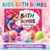 Mermaid Kids' Bath Bomb: 60g Essential Oil Bubble Bath Ball with Plant Aroma & Exploding Bath Salt.