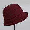 Hat women's autumn and winter warm woolen basin hat spring and autumn bucket hat