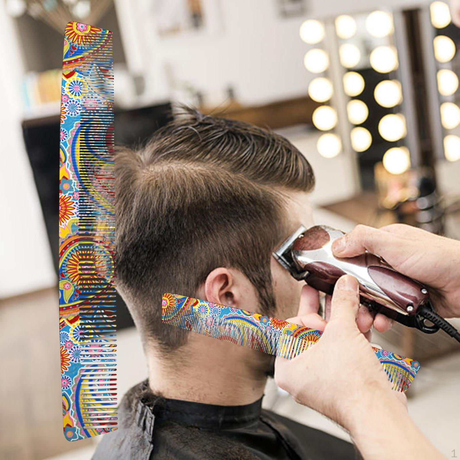 

Barber Comb Hair Stylists for Parting All Types Coloring Double Sided Comb