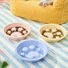 Cat Slow Feeder Bowl Set - Pastel Series Cat Plate for Dry and Wet Food - Slow Feeding Bowls Whisker Friendly - Dishwasher Safe
