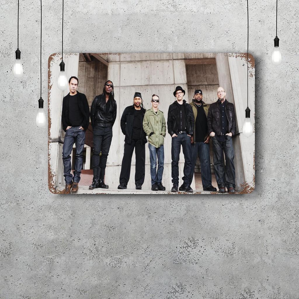 Dave Matthews Band Metallschilder Wanddeko Vintage Blechschilder Captain Metallposter Dekor für Bar Pub Club Wanddekoration