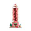 diy wooden Santa Claus Arrival calendar 24-day detachable countdown display stand Christmas decoration