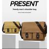 Bolsos cruzados de marca para hombre, bolsos de hombro de lona para hombre, bolsos de mensajero para niño, bolsos de hombre para viaje, bolso grande informal gris