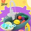 Kids Kitchen Faucet Toy Pretend Play Sink Replacement Electric Water Circulation Accessory