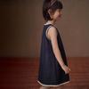Hacikis Girls' Casual Denim A-line Vest Dress