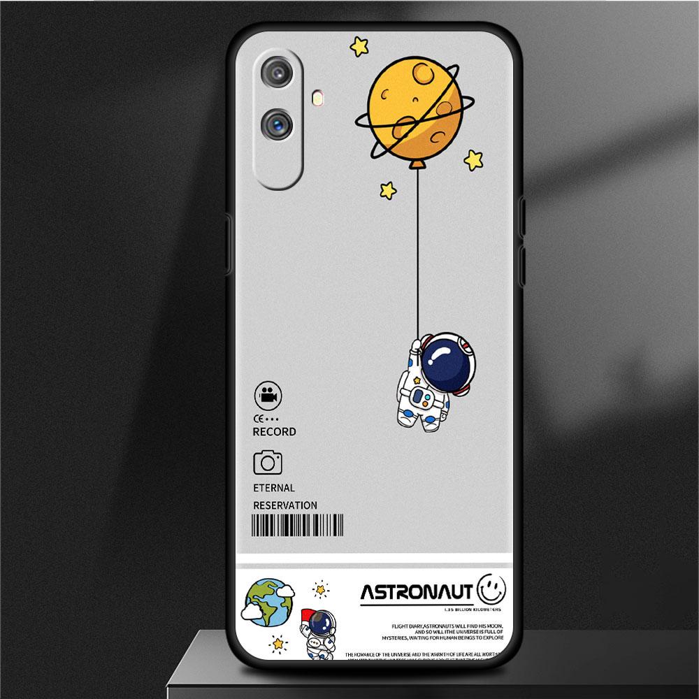 

Мягкий чехол для Oppo Realme 8 C21Y C21 GT Neo 2 Pro 3 7 9 Pro 8i 6 C11 9i C35 C15 Master C12 C3 чехол для телефона Модный крутой астронавт Realme GT Neo 3