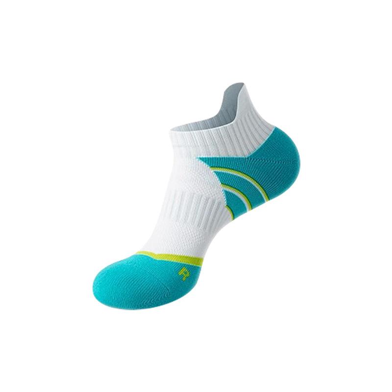 Sports Socks, Ladies, Short Socks, Sweat Absorbing and Breathable, Marathon Running, Badminton Socks, Towel Bottom, Short Tube