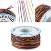 8-Color Copper Wire Wire-Wrapping P/N B‑30‑1000 250M 30AWG Wire Colored Insulation Test Wrapping Cable Single Core Wire Circuit Board OK Wire PCB