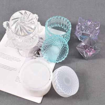 Resin Silicone Mold Storage Box Mold Jewelry Box Making Mold DIY Crystal Epoxy Gift Box Jewelry Tools Hand Making Moulds