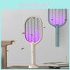 Innovative Usb Rechargeable Electric Mosquito Swatter Dual Function Mosquito Lamp