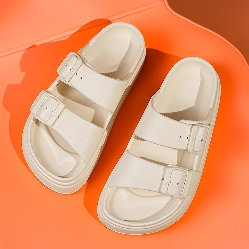Fashion Thick Platform Eva Flip Flops For Women 2025 Summer Clip Toe Non Slip Beach Sandals Woman Comfortable Soft Sole Cloud Slippers
