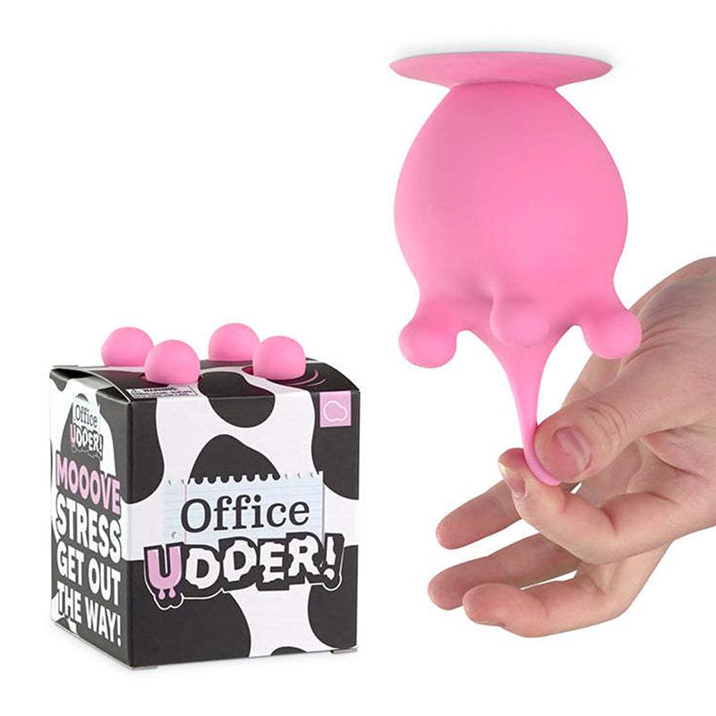 

Creative New Cow Udder Stress Relief Decompression Toy Cute Squeeze Animal Little Cow Pinch Fidget Toy onesize