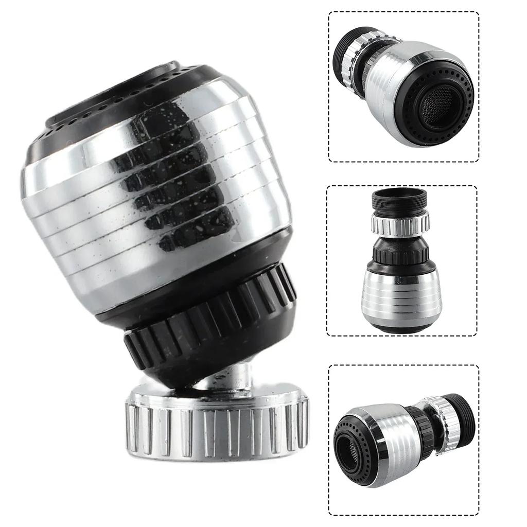 Kitchen Faucet Aerator Degree Swivel Bubbler Water Saving Tap Adapter Aerator Faucet Nozzle Filter Home Shower Head