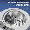 Upgraded Ultrasonic Retainer Cleaner Machine, 48kHz – 200ML Dentures, Night Guards, Braces, Aligners, Toothbrush & Jewelry Cleaner, 5 Cleaning Modes