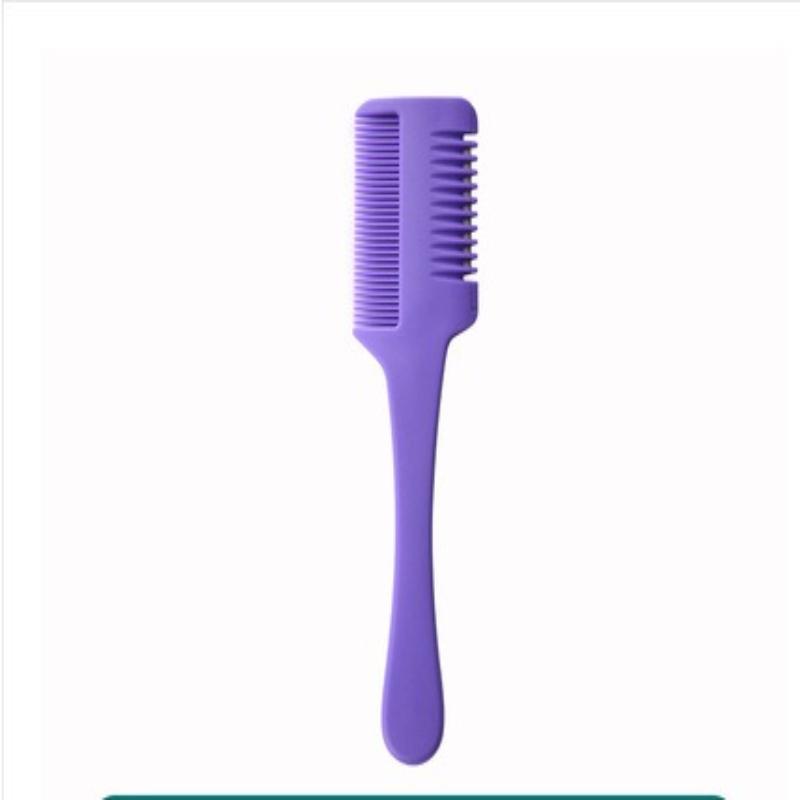 Hair Cutting Comb Hair Brushes with Razor Blades Hair Trimmer Cutting Thinning Tools Barbershop Salon Styling Tool Comb 2026 New