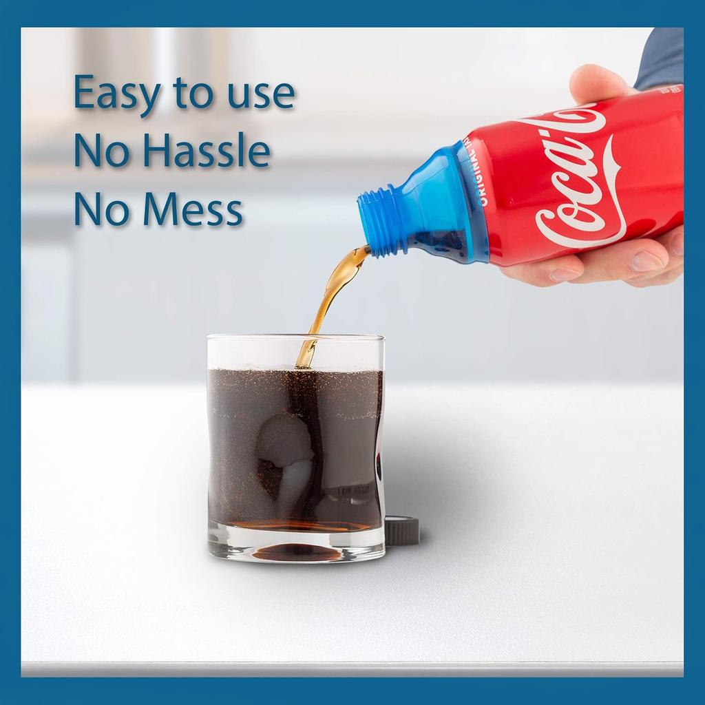 Reusable Soda Can Lids - Spill-Proof, Snap-On Covers for Freshness and Protection, Set of 6 Colorful Can Toppers