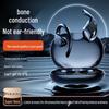 OWS Wireless Bone Conduction Bluetooth Sports Earphones with Charging Case & Digital Display