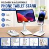 Universal Desktop Mobile Phone Holder Stand for IPhone IPad, Adjustable Tablet Foldable Table Cell Phone Desk Stand Holder For iPhone Samsung Xiaomi