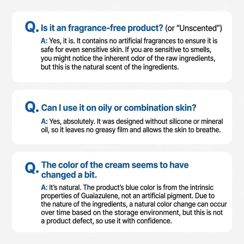 DearKlairs Midnight Blue Calming Cream Soothing Moisturizer 60g