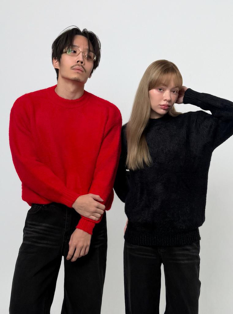 OVERTHEOIR Soft Fur Knit