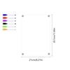 2mm Magnetic Acrylic Dry-Erase Board: Weekly Planner & Daily Calendar Refrigerator Magnet