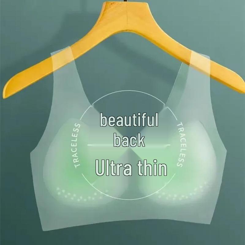 Seamless Plus Size Push-Up Bra: Thin, Breathable, Adjustable with Side Support for a Beautiful Back.