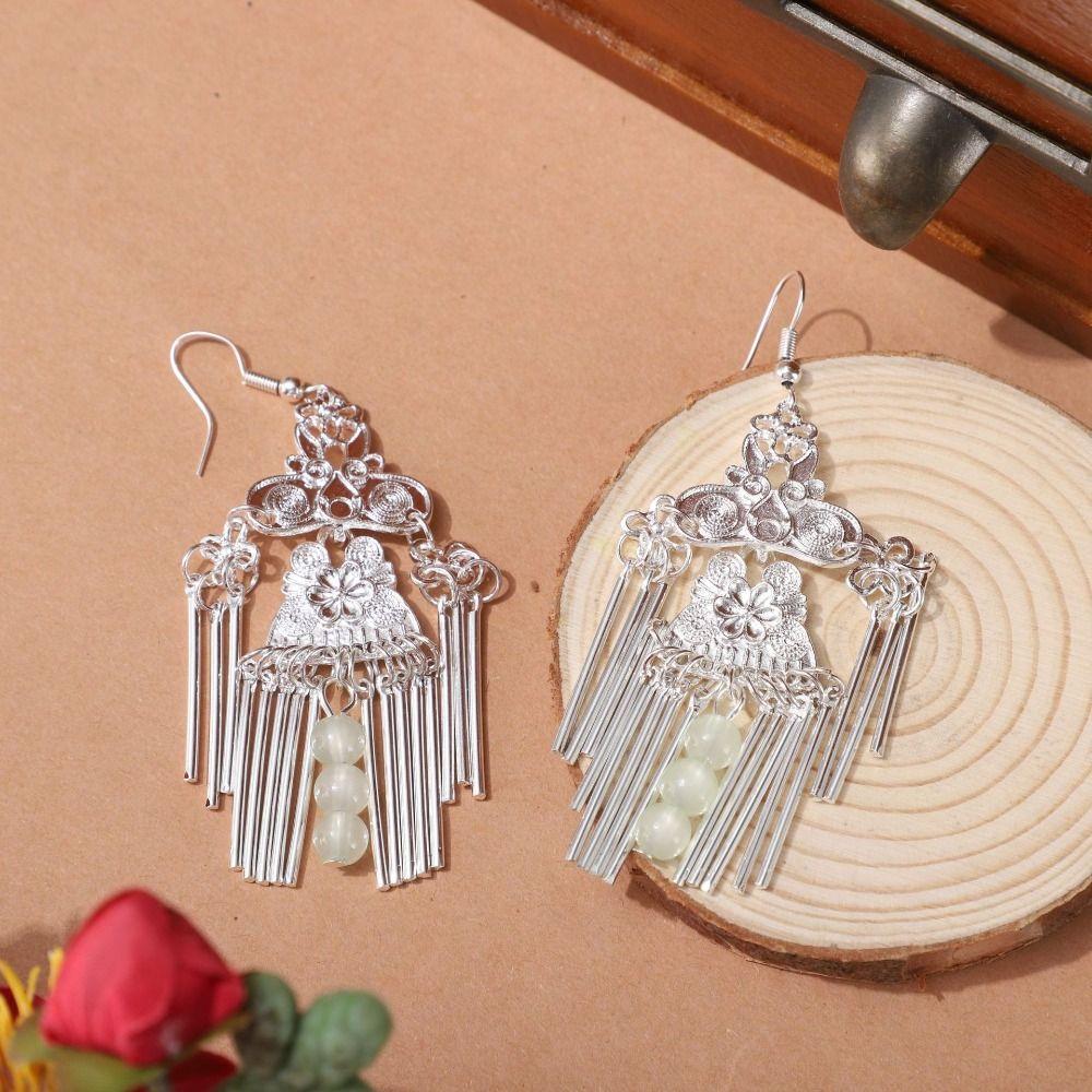 

Bohemia Long Tassel Earrings Wedding Earrings Bohemia Drop Earring Decoration