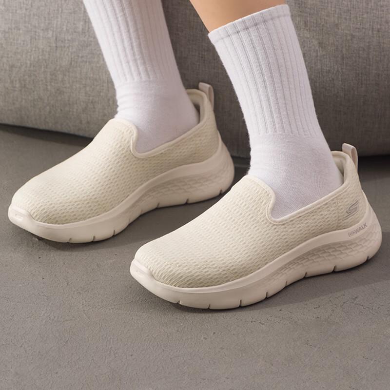 

Skechers Women s 124847-OWHT Sport Casual Shoes 9.5