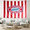 Bayern Munich Print Tapestry, Backdrop, Easy Setup, Ideal for Bedroom, Office & Living Room, with Aesthetic Wall Hanging Decor.