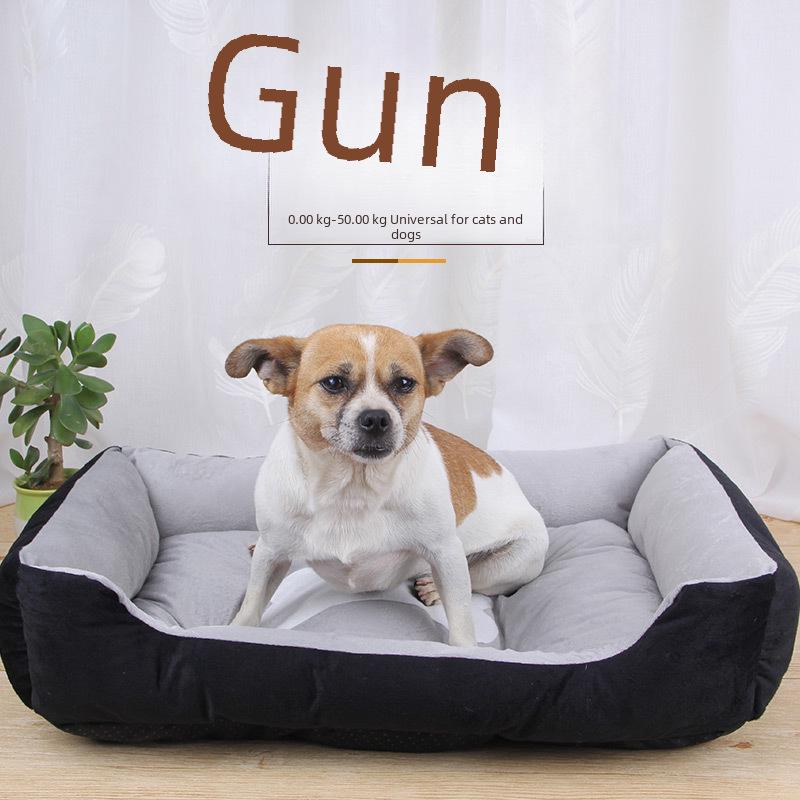 Warm Dog Bed: Cozy Spot for Small, Medium & Large Breeds - Pet Nest & Mat