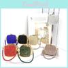 Acrylic Mini Square Bag With Glitter Sequins And Shoulder Strap For Daily Use