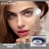 Eyeshare 2pcs Color Contact Lenses for Eyes DIAMOND Blue Green Colored Lenses Yearly Cosmetic Contact Lens for Eyes Beauty Makeup