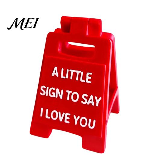 Special Gifts for Wife Romantic Mini Desk Sign with I Love You/I Miss You/I m Proud of You Text Anniversary Valentine s Day Creative Themed