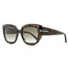 Tom Ford Saltzman Sunglasses Tf1192 52b Dark Havana 53mm