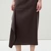 Less 2025 Spring Lamb Wool Retro Long Skirt