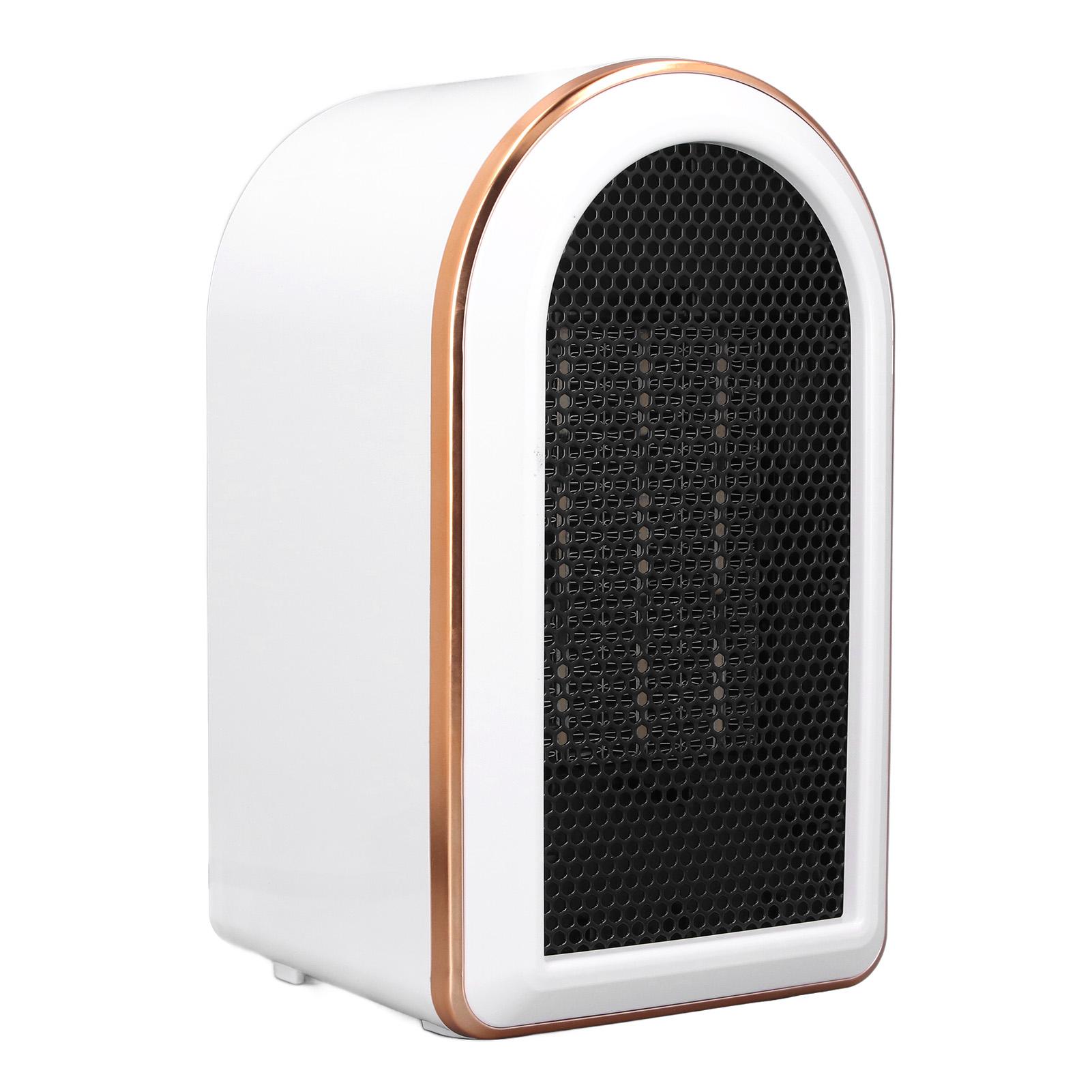 

Настольный обогреватель PTC 1200 Вт, портативный электрический настольный обогреватель с быстрым нагревом, небольшой обогреватель с функцией защиты от перегрева и EU Plug