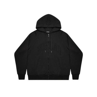 No Fear Mens Embroidered Logo Full Zip Hoodie