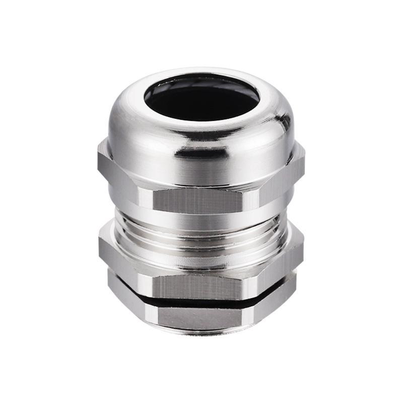 Brass Nickel Plated Waterproof Metal Cable Connector (Metric/Imperial, M/PG Threaded Seal Head)
