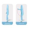 Baby Bath Support Home Foldable Ergonomic Heart Shaped Hollow Pattern Infant Bathtub Holder Rack Blue