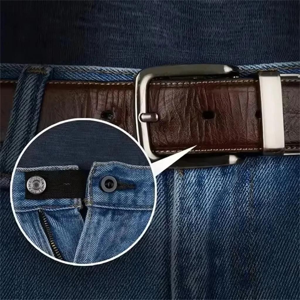 1/20 Pants Extender Belt Unisex Waist Band Tight Trousers Jeans Skirts Maternity Button Hooks Garment DIY Sewing Supplies