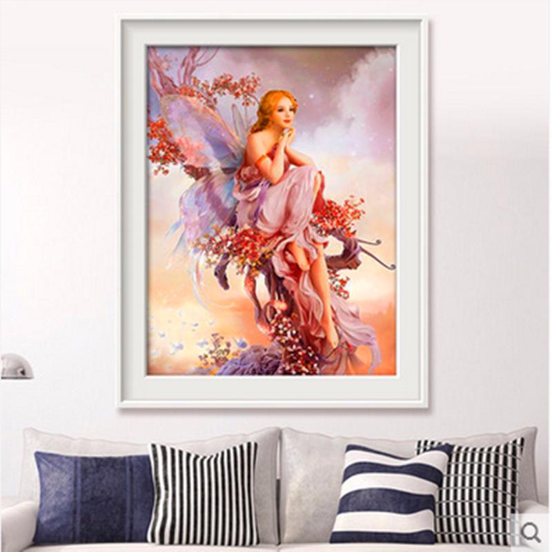 5D Diamond Drawing Full Drill Beauty Fairy Diamond Embroidery Painting Home Decor DIY Accessories