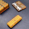 Ratchet Wheel Mechanical Slider Magnetic Push Card Haptic Pushing Plate EDC Fidget Sensory Anti Stress Relief Toy Anxiety Lure