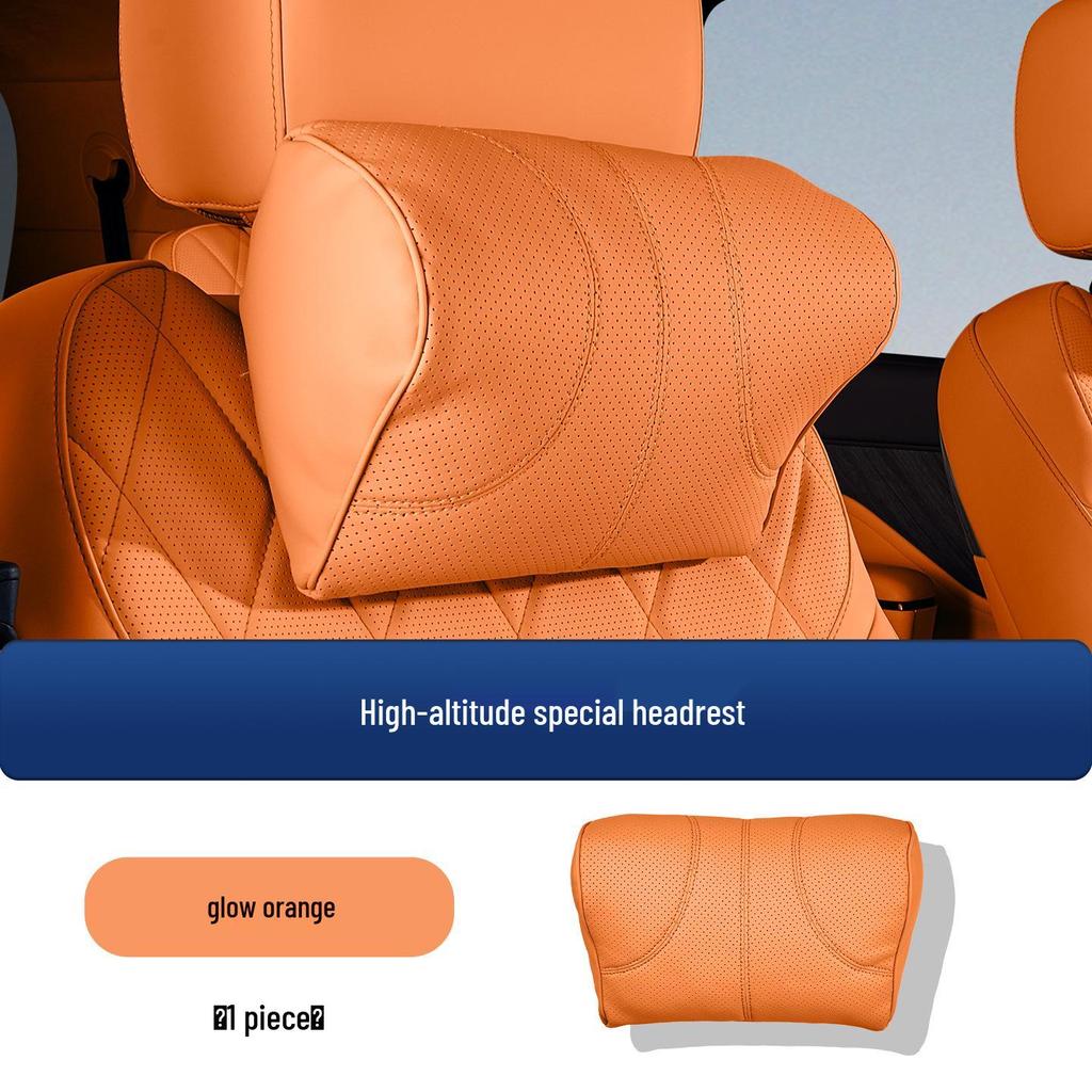 Compatible Wey Gaoshan 7/8/9 Headrest & Lumbar Support Pillow for Car Interior Neck Protection