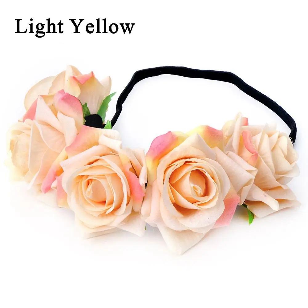 1PC Elegant Bridal Rose Flower Hairpins Barrette Wedding Bridesmaid Brooches Party Fashion Hair Clips Hair Styling Accessories