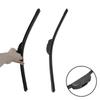 Black Rubber 86*4*4cm 22 16 Inch Wiper Blades For FOR FIAT Panda 169 2003 2012 Windshield
