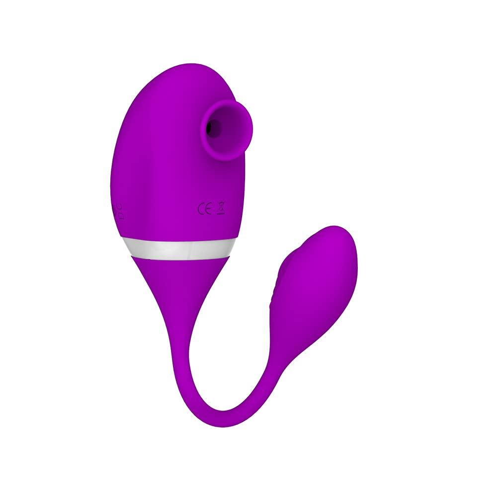 Handy Massager Vibrator Electric Massager Powerful Vibration Small Massager Electric Massager Woman 10 Vibration Modes 7 Suction Modes (I00038)